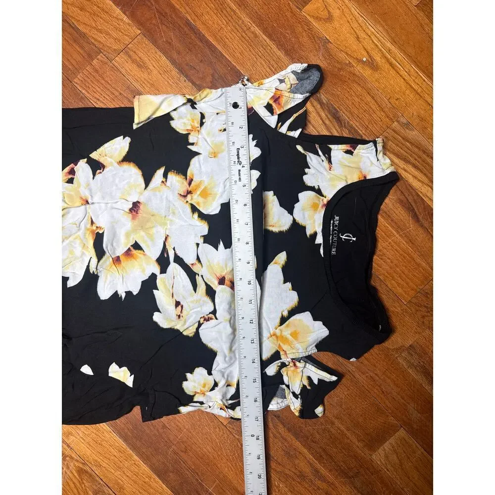 Juicy Couture Floral Off-Shoulder Top Women’s Medium